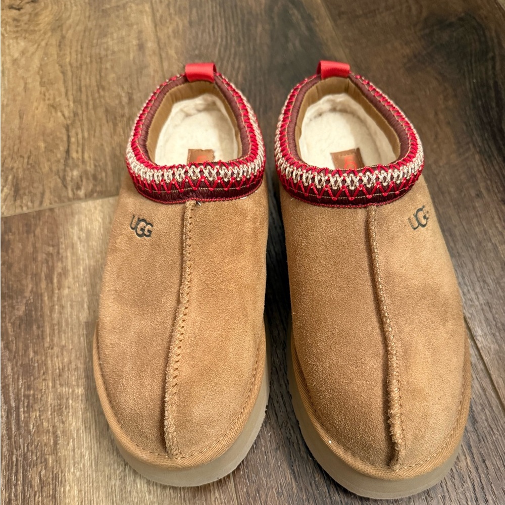 UGG Tasman platform slippers chestnut